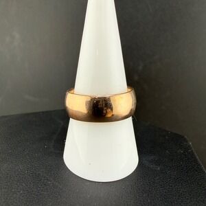 GD Band Ring 18K GP Plain Polished Size 9 READ